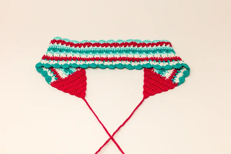 Meadow Lipsi belt - Red/ Turquoise