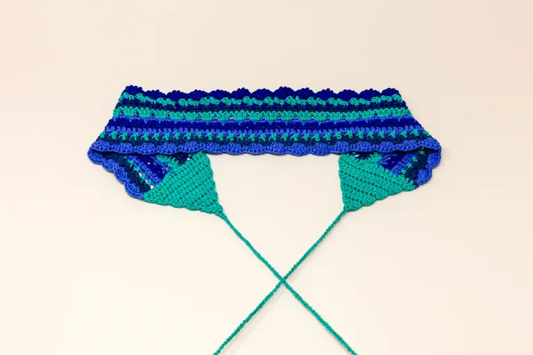 Meadow Lipsi belt - Multi blue/ teal