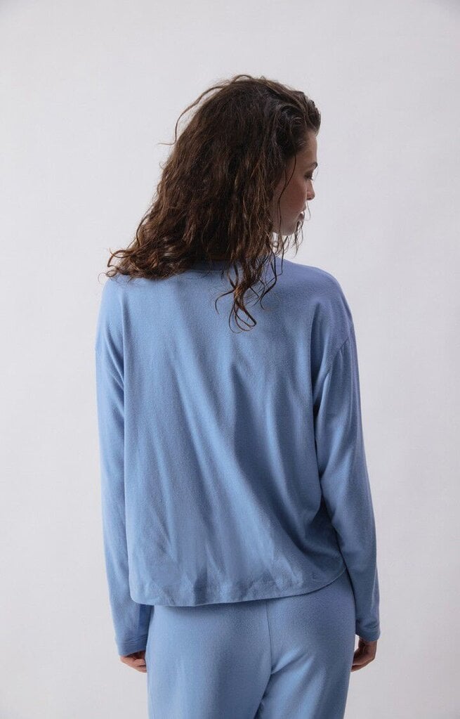 American Vintage Ypawood Longsleeve - Bleu Chine