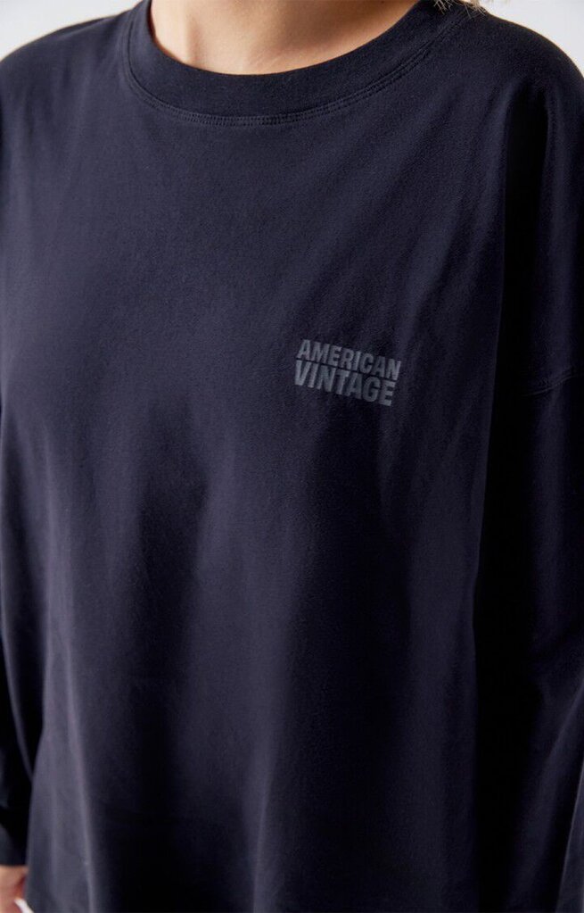 American Vintage Gixy Longsleeve - Noir