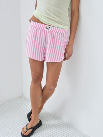 American Vintage Vextown Short - Rayure Rose