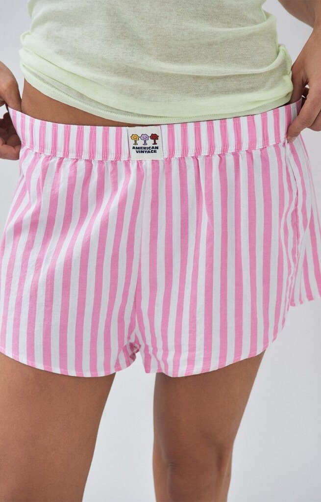 American Vintage Vextown Short - Rayure Rose