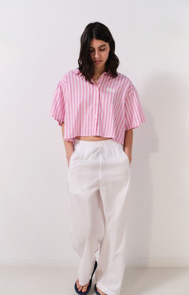 American Vintage Vextown Chemise - Rayure Rose