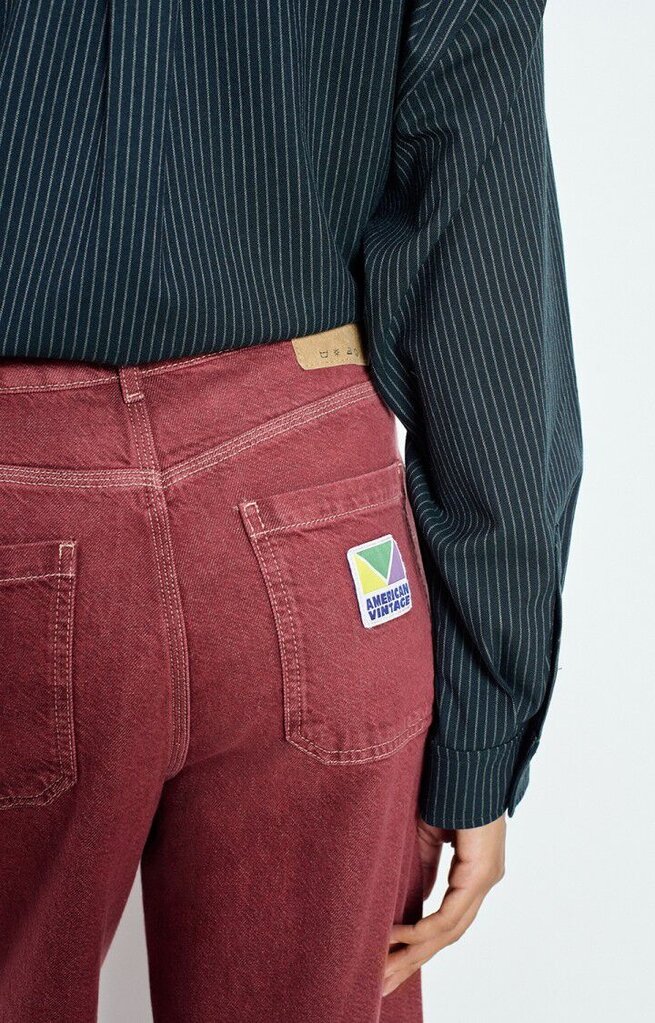 American Vintage Ymobay Pants - Bordeaux