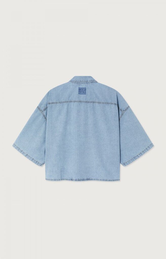 American Vintage Paybou Shirt - Blue Snow