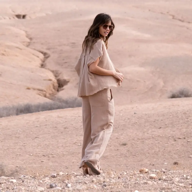 Maison Saint Julien Sparte Pants - Sesame
