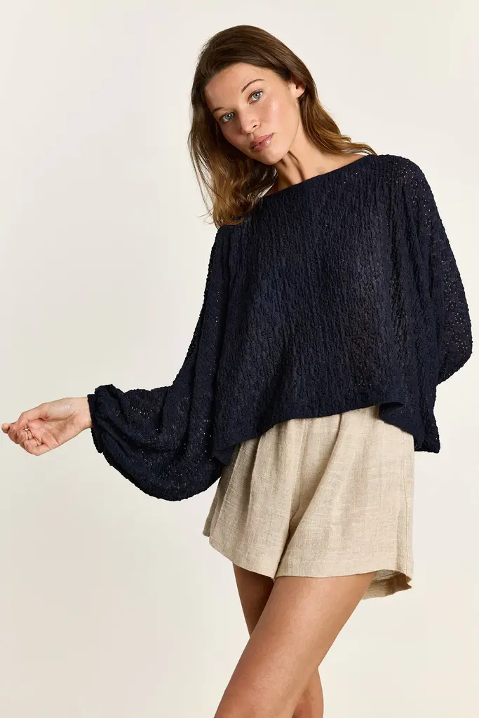 Studio Clique Rosetta Blouse - Navy