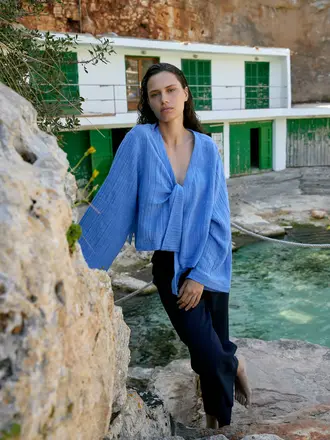 Studio Clique Felicity Blouse - Cornflower Blue