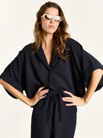 Studio Clique Amelie Blouse - Navy
