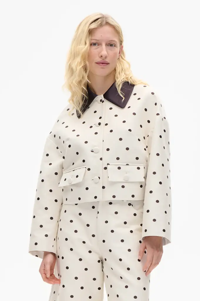 Baum und Pferdgarten Bebeth Jacket - Egret Creme Dot