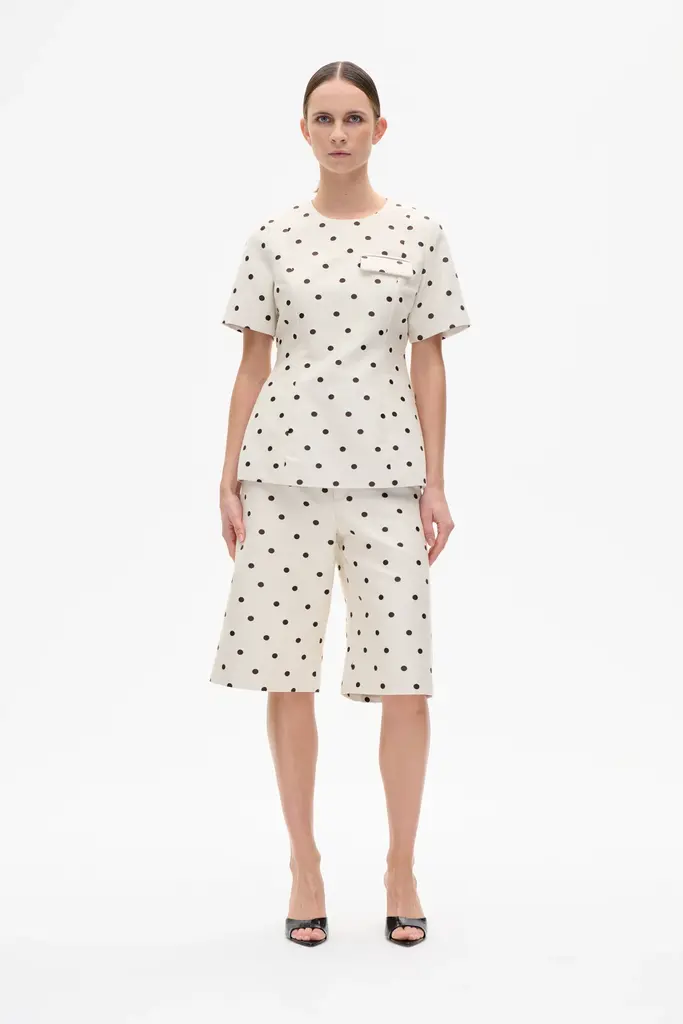 Baum und Pferdgarten Maida Top - Egret Creme Dot