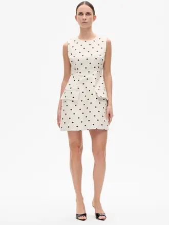 Baum und Pferdgarten Amayah Dress - Egret Creme Dot