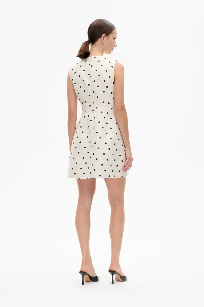 Baum und Pferdgarten Amayah Dress - Egret Creme Dot