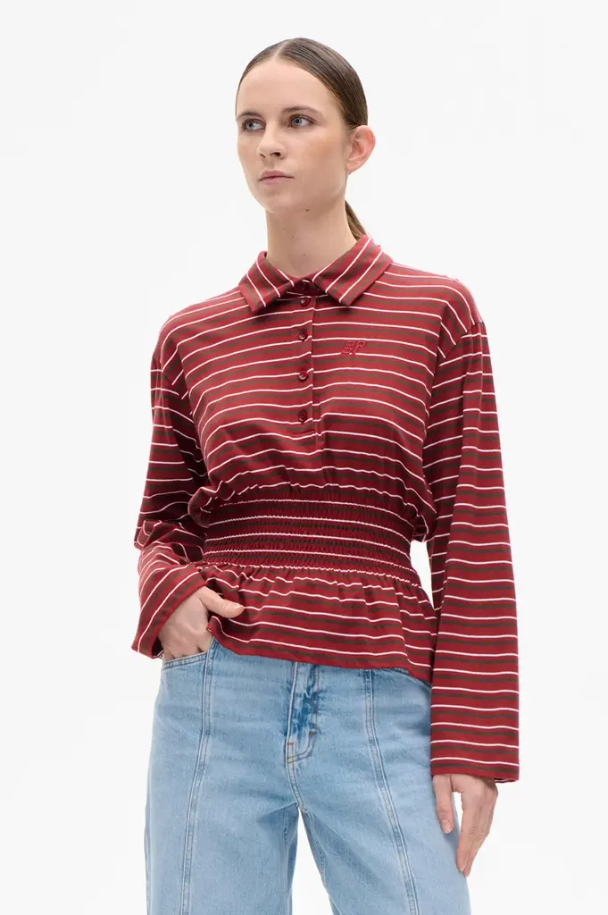 Baum und Pferdgarten Josefin Blouse - Syrah Red Stripe