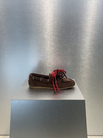 Posa Boat Loafer Suede - Cocoa Brown