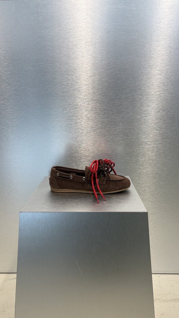Posa Boat Loafer Suede - Cocoa Brown