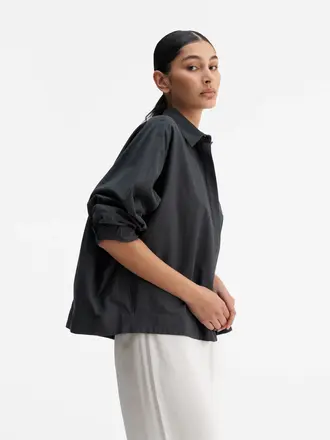 Ahlvar Gallery Gigi Oxford Shirt - Dark Grey