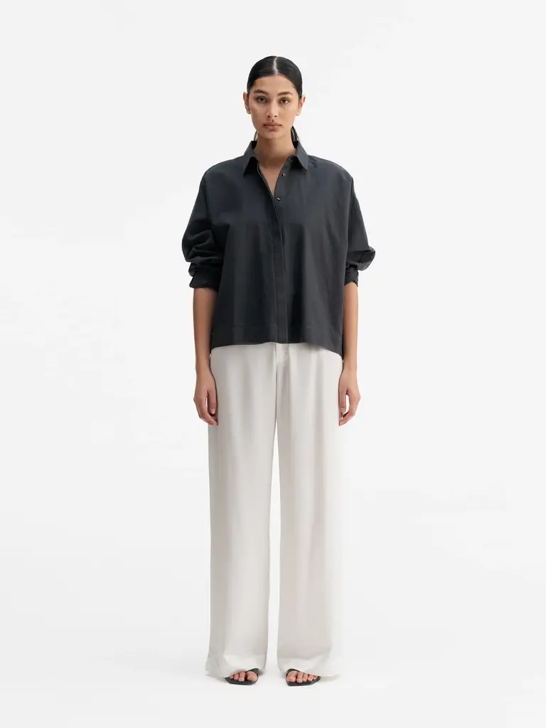 Ahlvar Gallery Gigi Oxford Shirt - Dark Grey