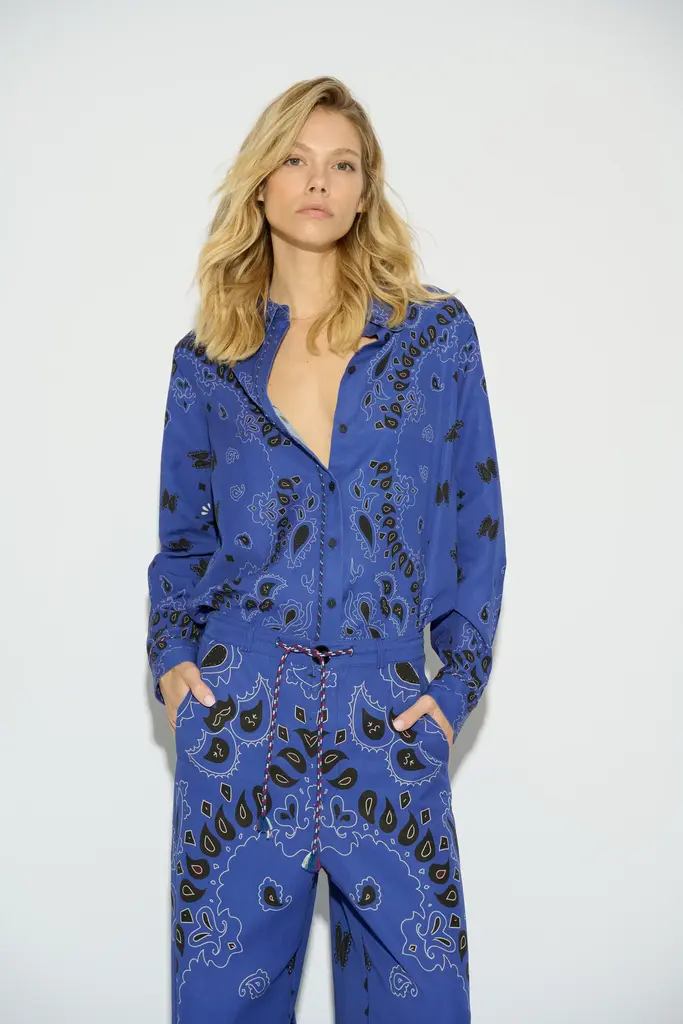Bad Habits Shirt Nala - Navy