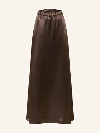 MaxMara MM Tuono Skirt - Marron Fonce
