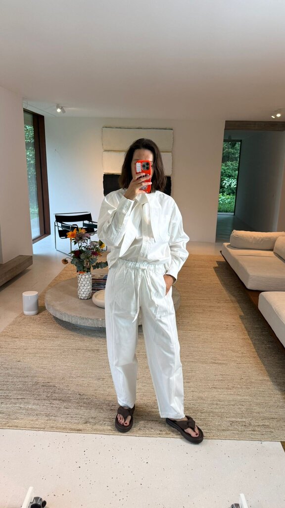 ONE and OTHER Tanya Jeans Shirt - Offwhite