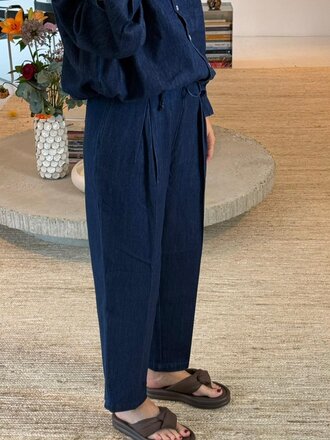 ONE and OTHER Olava Denim Pants - Dark Navy