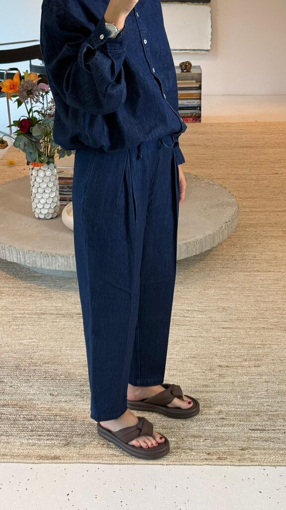ONE and OTHER Olava Denim Pants - Dark Navy