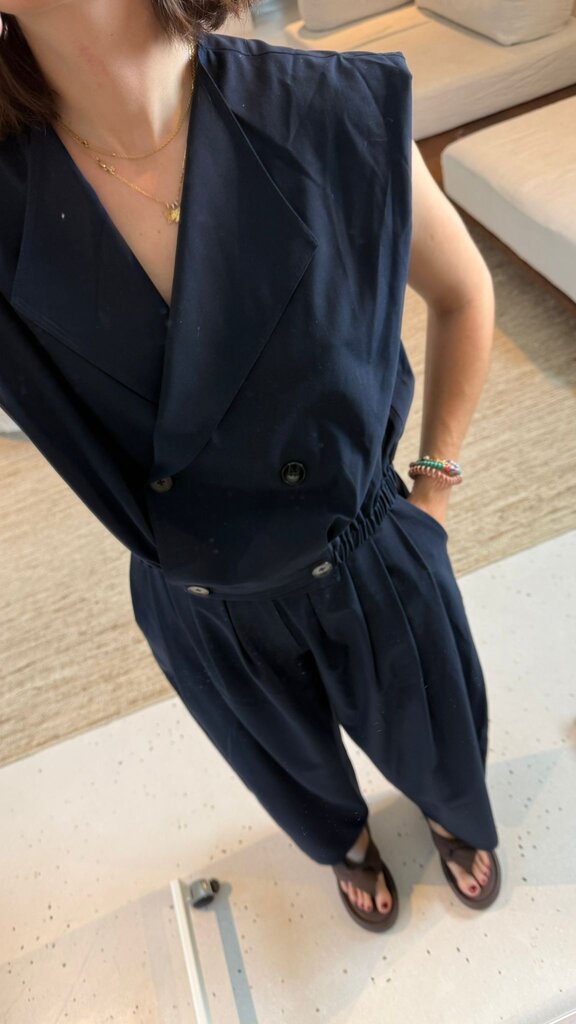 ONE and OTHER Felice Vest - Navy