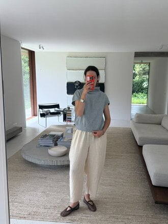 The Garment Glam Tee - Gey Melange