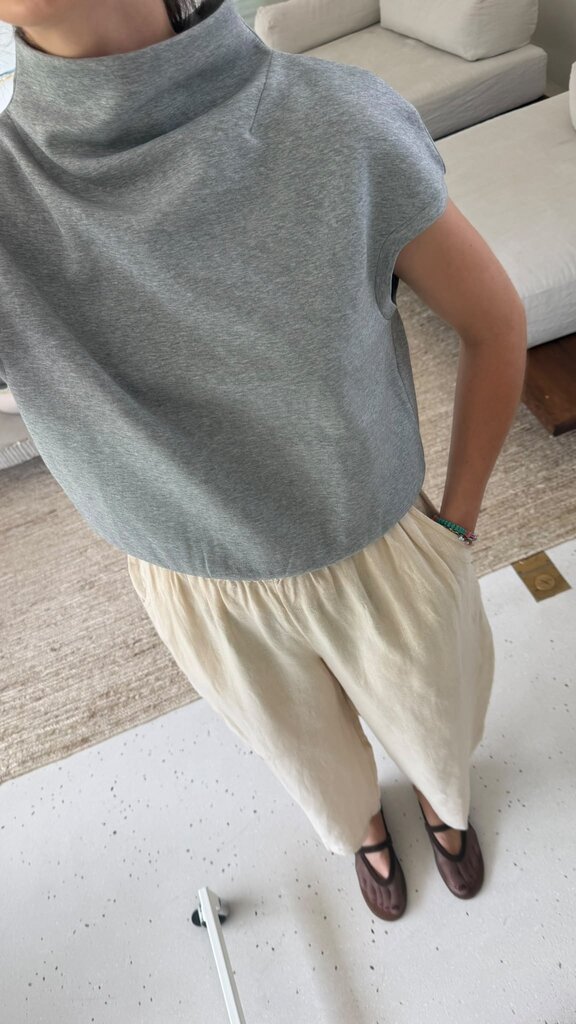 The Garment Glam Tee - Gey Melange