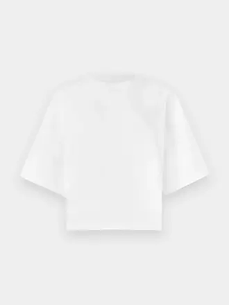 Closed Deep Yoke T-shirt - White