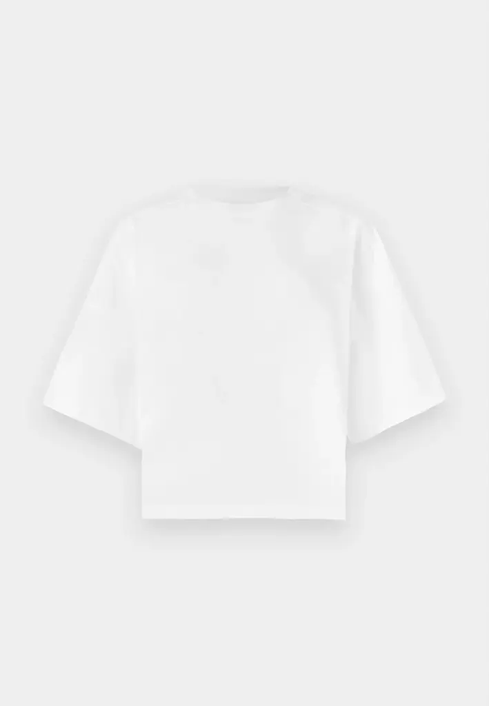 Closed Deep Yoke T-shirt - White
