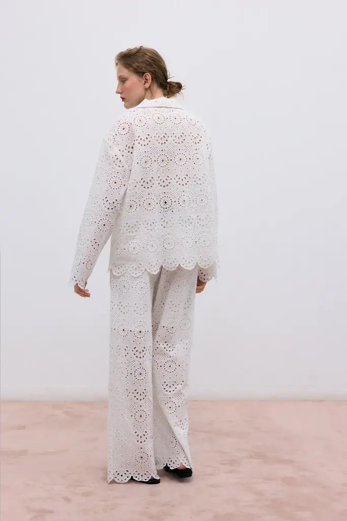 The New Society Jara Pants - Ecru