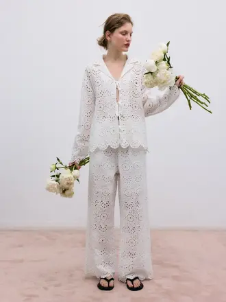 The New Society Jara Blouse - Ecru