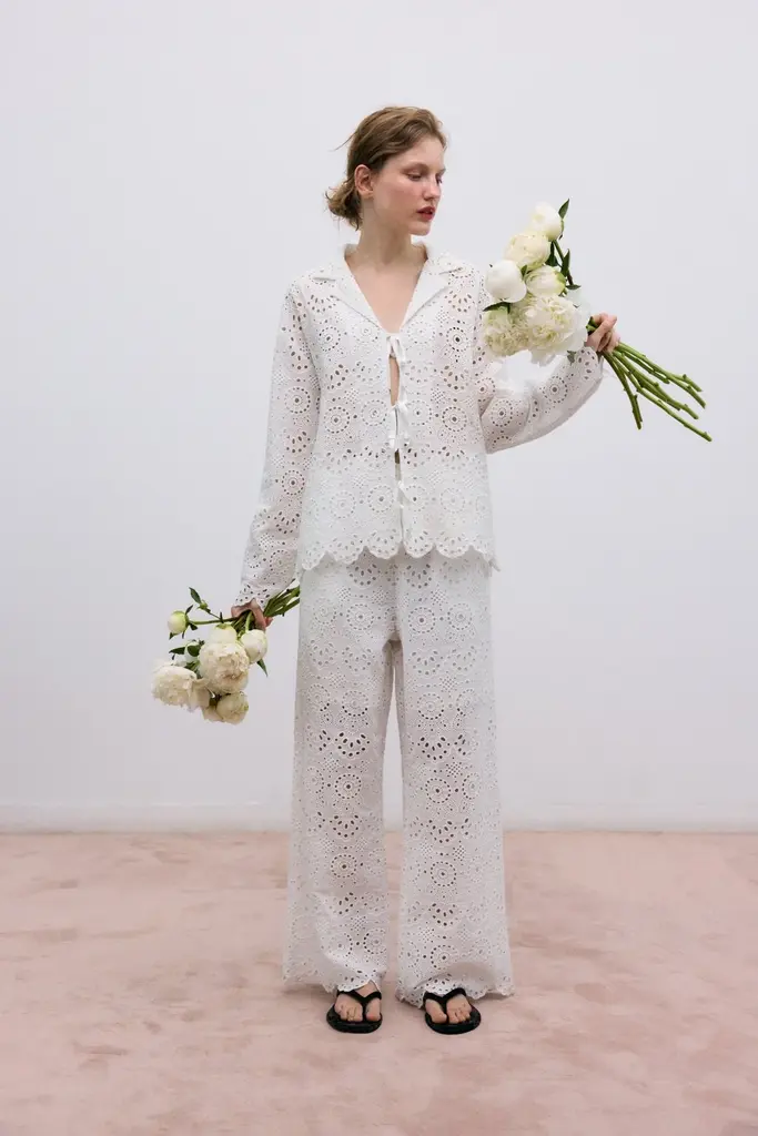 The New Society Jara Blouse - Ecru