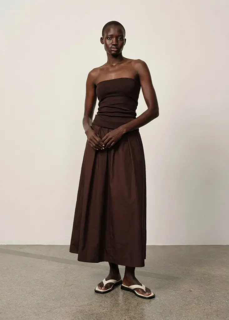 Birgitte Herskind Ofelia Skirt - Coffee Brown