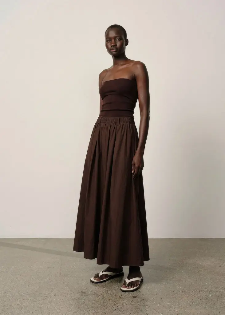 Birgitte Herskind Ofelia Skirt - Coffee Brown