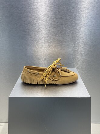 Posa Boat Loafer Native Tassel - Suede