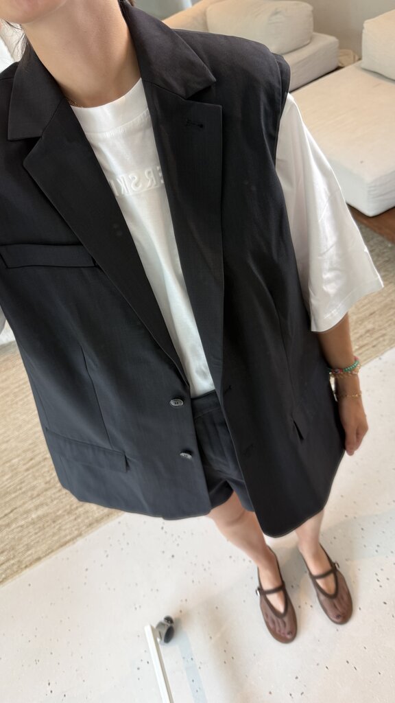 Birgitte Herskind Cohen Sleeveless Blazer - Iron