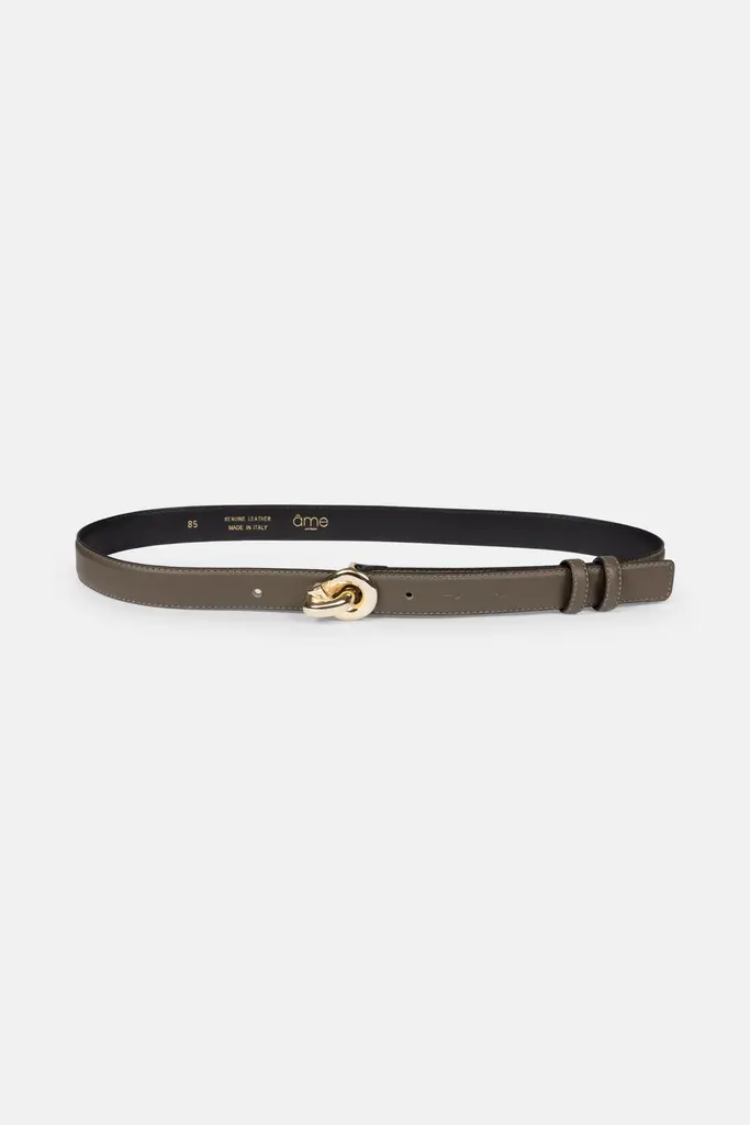Âme Antwerp Lively Belt - Khaki