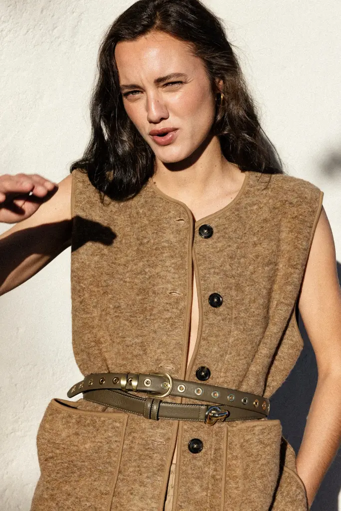 Âme Antwerp Leon-E Belt - Khaki