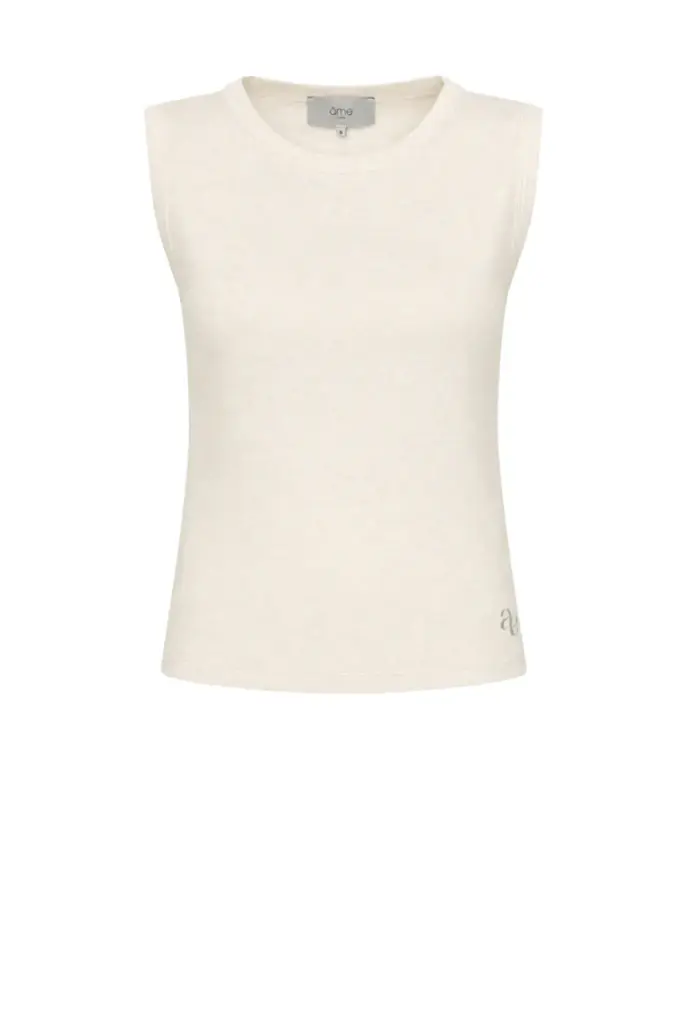 Âme Antwerp Mommy Top - Marled Beige
