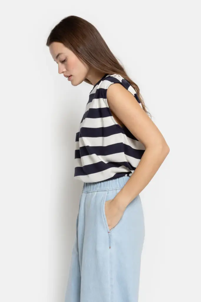 Âme Antwerp Oxo T-shirt - Navy & White