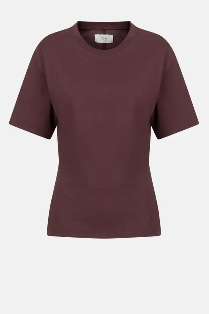 Âme Antwerp Olga Fitted T-shirt - Aubergine