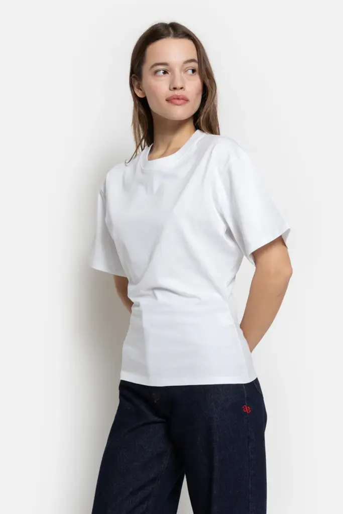 Âme Antwerp Olga Fitted T-shirt - White