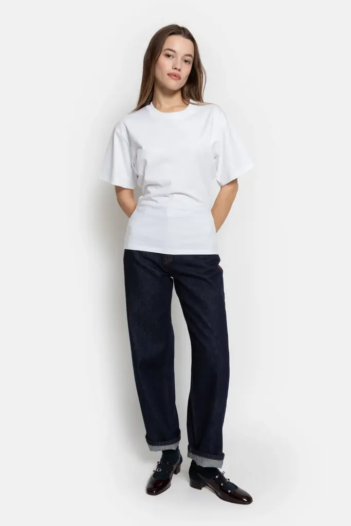 Âme Antwerp Olga Fitted T-shirt - White