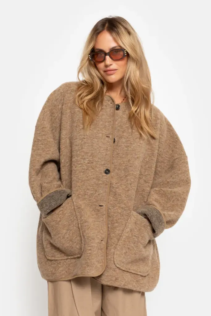 Âme Antwerp Hannah Wool Jacket - Camel