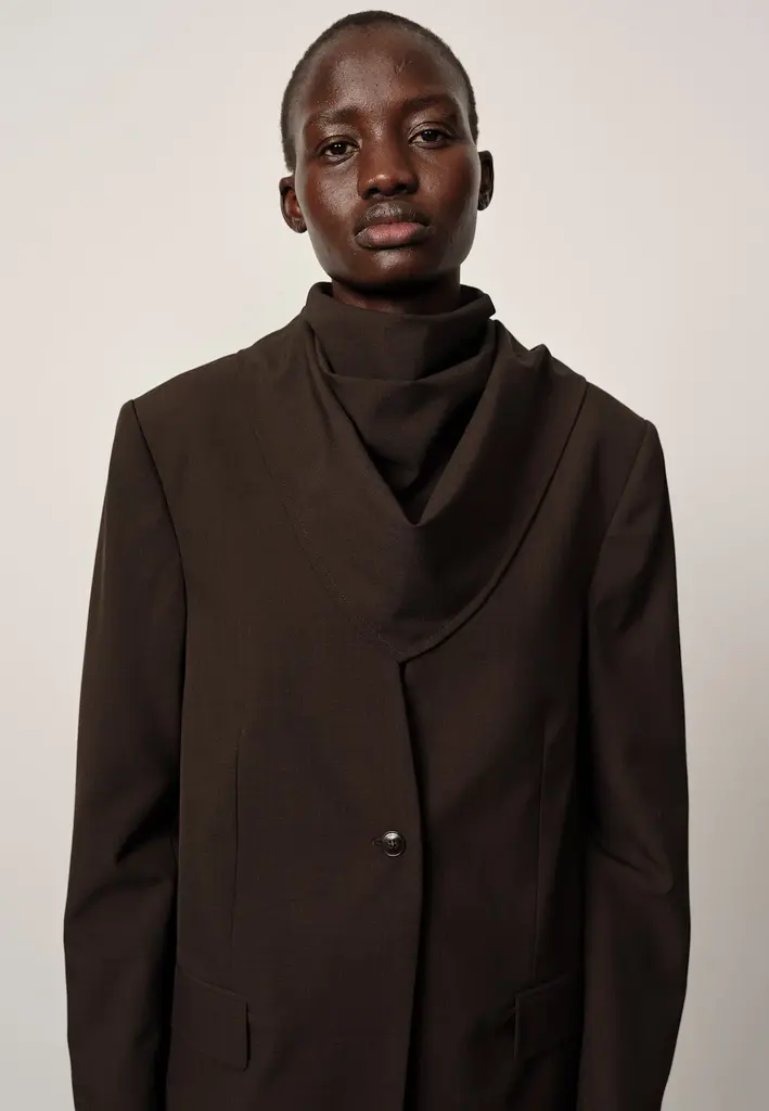 Birgitte Herskind Liv Scarf - Coffee Brown