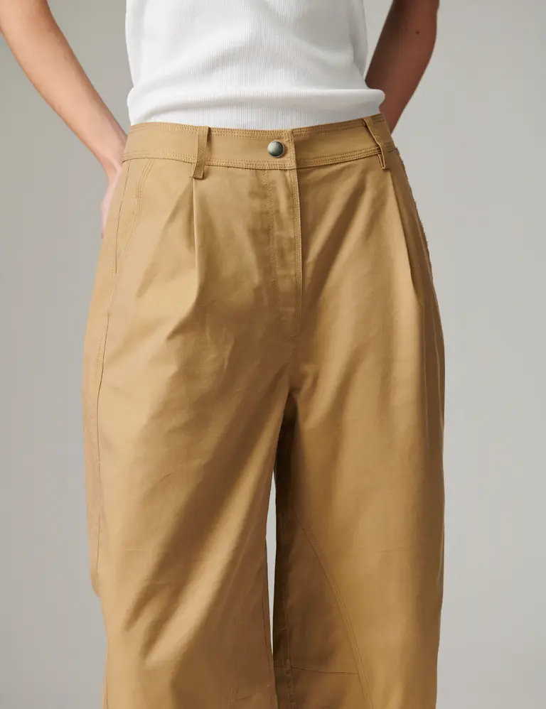 DAY Nicol Pants - Ecru Olive
