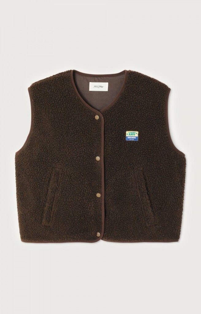 American Vintage Hok Vest - Marron Chine